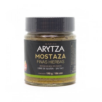Mostaza Finas Hierbas 190 gr - Arytza