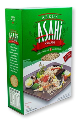 Arroz Integral Yamani Asahi 1kg -