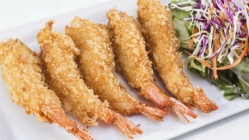Langostinos Apanados con Panko -
