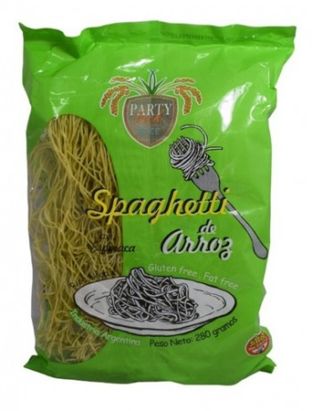 Fideos Arroz Espinaca Finos - 280 gr - Party Beck